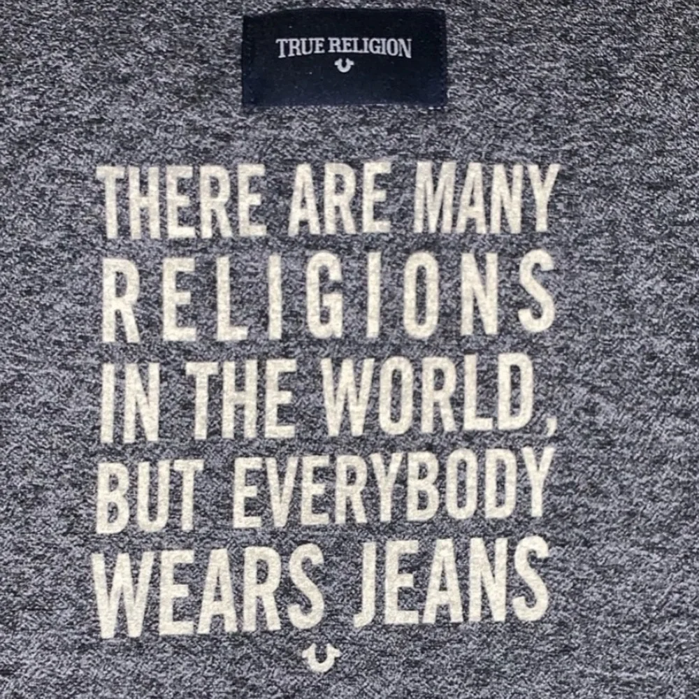 Classic True Religion T-shirt with discrete logo